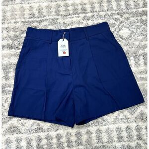 NIMIN Womens Shorts Dressy High Waisted Wide Leg Tailored Shorts Large NWT